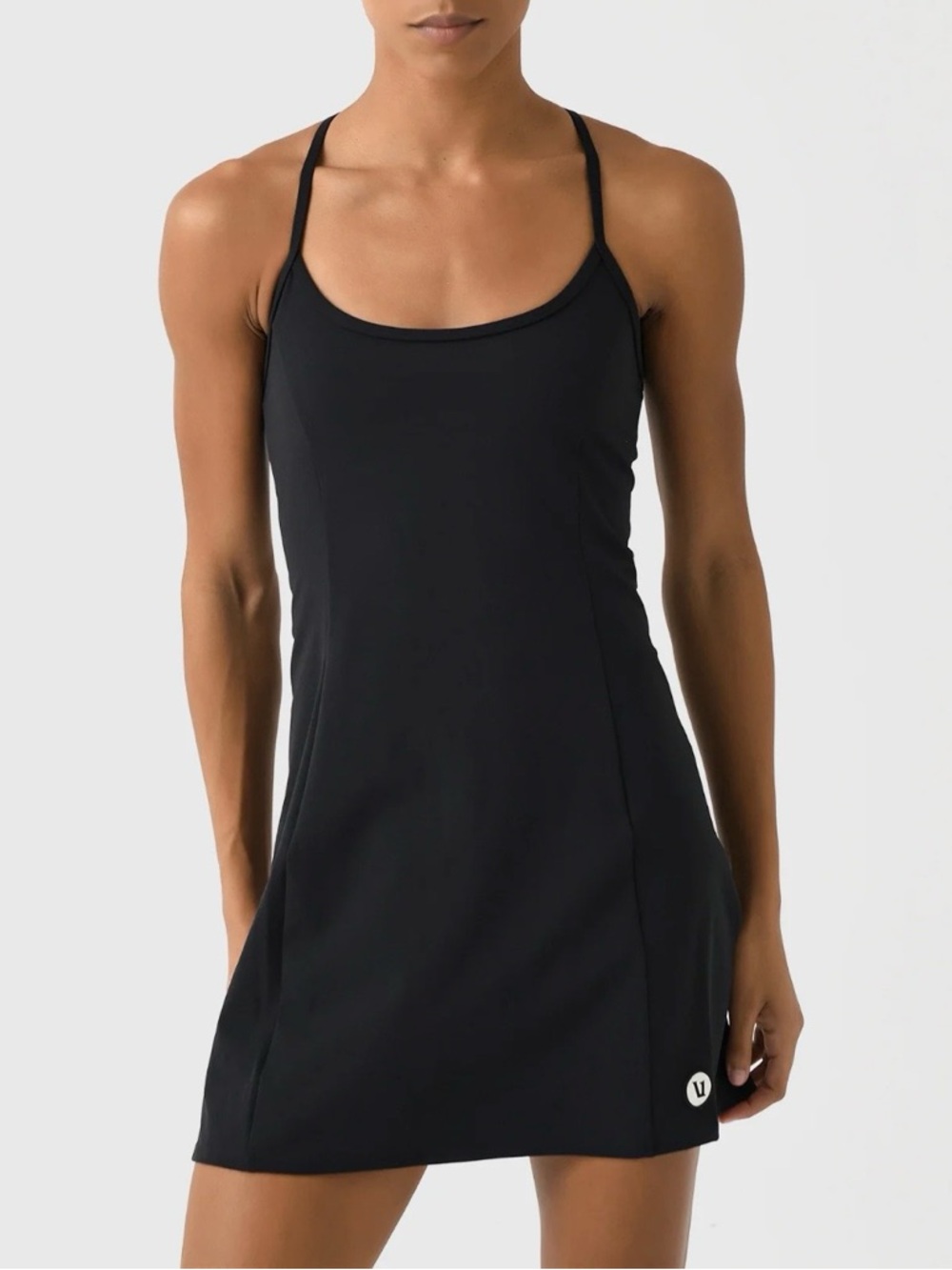 Vuori Black Strappy Active Dress